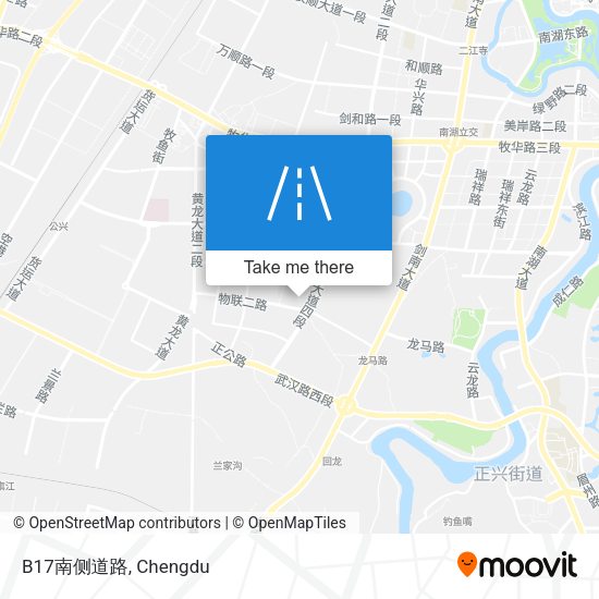 B17南侧道路 map