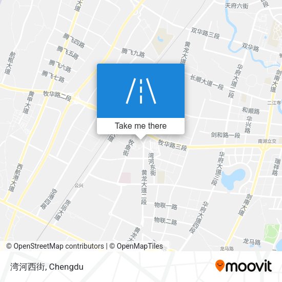 湾河西街 map