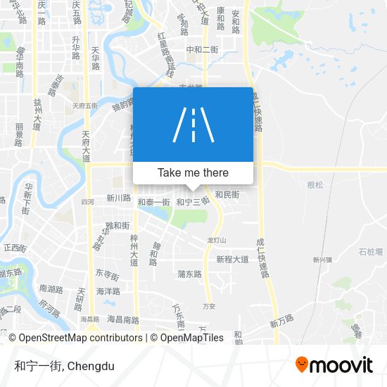 和宁一街 map