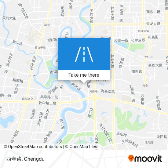 西寺路 map