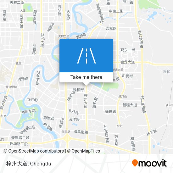 梓州大道 map