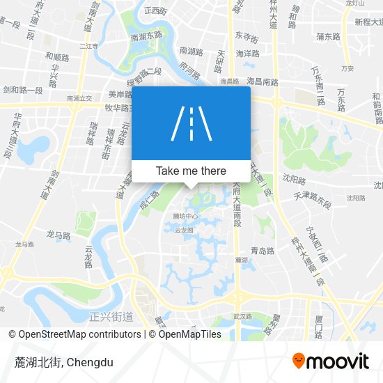 麓湖北街 map