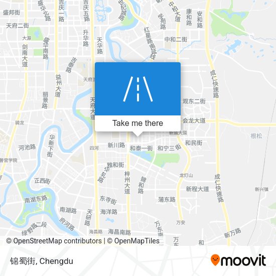 锦蜀街 map