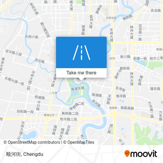顺河街 map