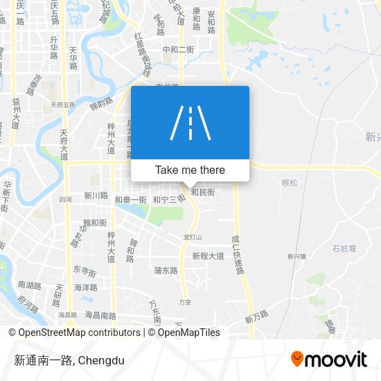 新通南一路 map