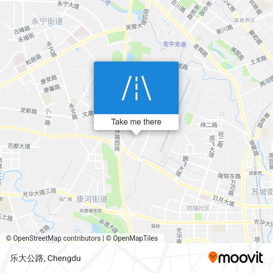 乐大公路 map
