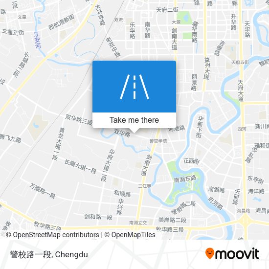 警校路一段 map