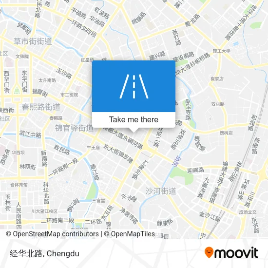 经华北路 map