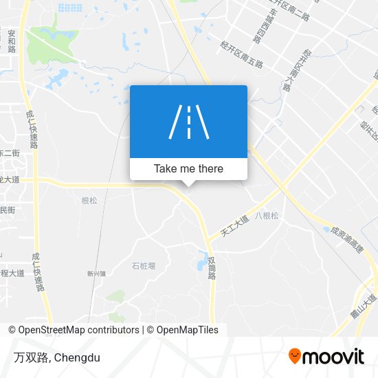 万双路 map