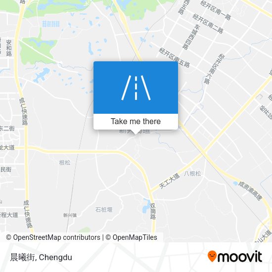 晨曦街 map
