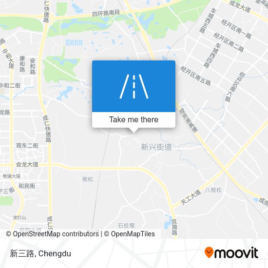 新三路 map