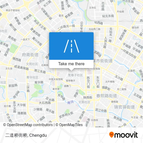 二道桥街桥 map