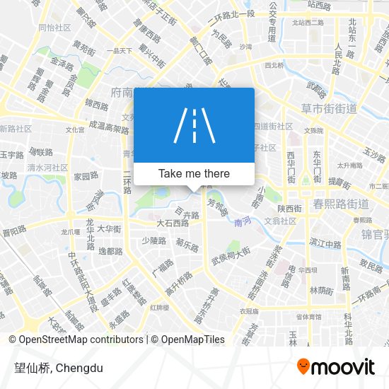 望仙桥 map
