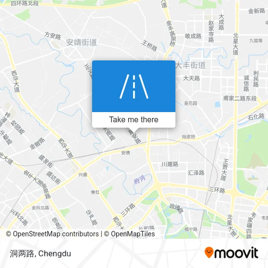 洞两路 map