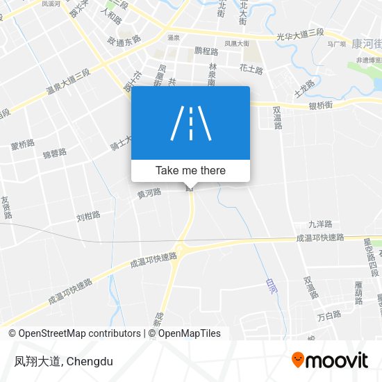 凤翔大道 map