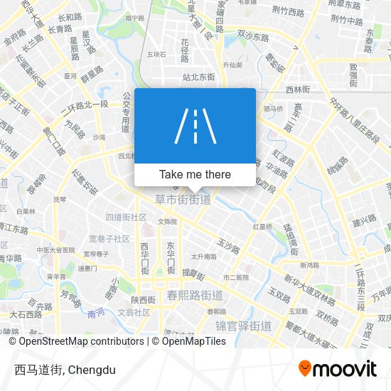 西马道街 map