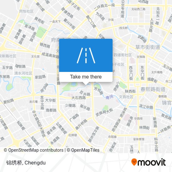 锦绣桥 map