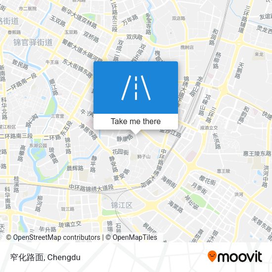 窄化路面 map