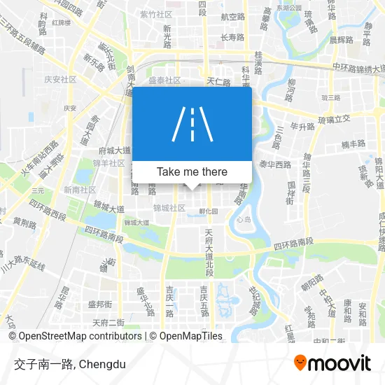交子南一路 map
