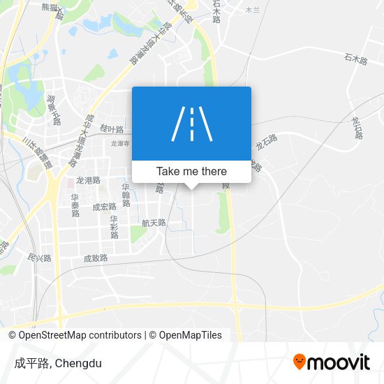 成平路 map