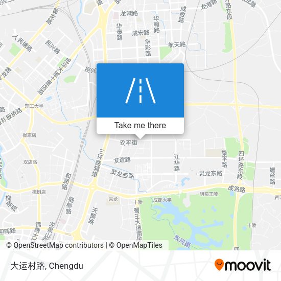 大运村路 map