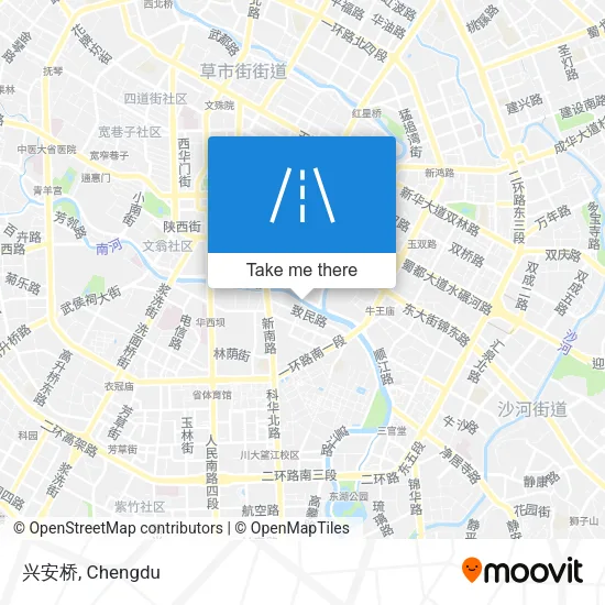 兴安桥 map