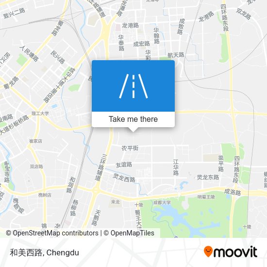 和美西路 map