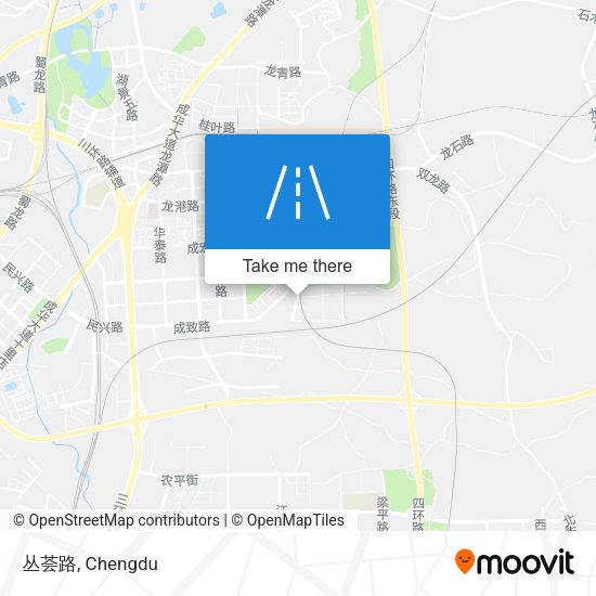 丛荟路 map