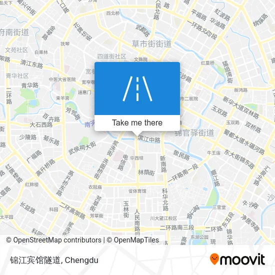 锦江宾馆隧道 map