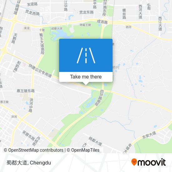 蜀都大道 map