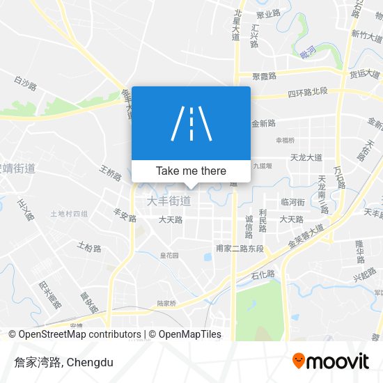 詹家湾路 map