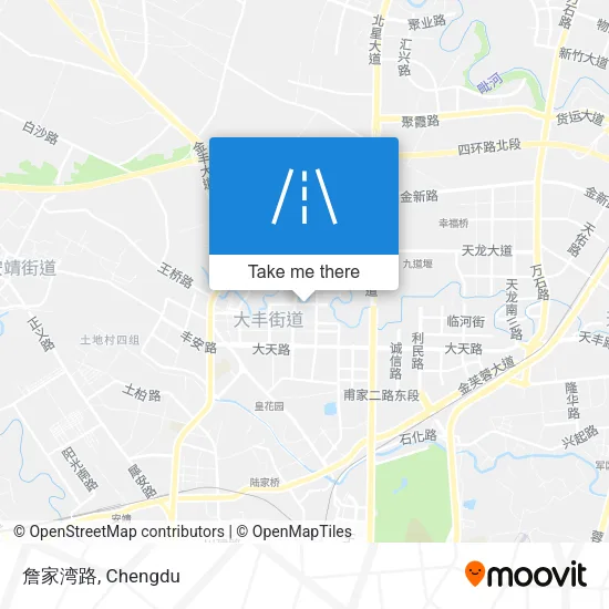 詹家湾路 map
