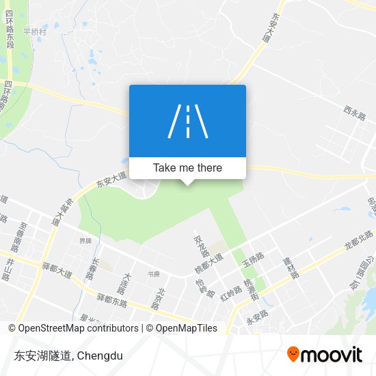 东安湖隧道 map