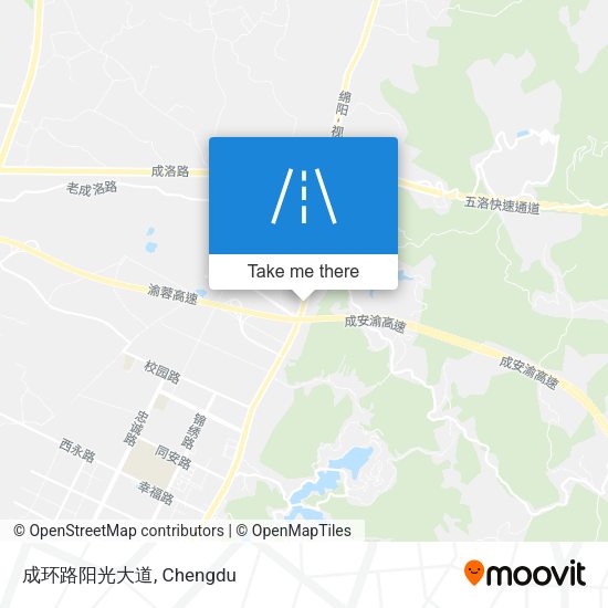 成环路阳光大道 map