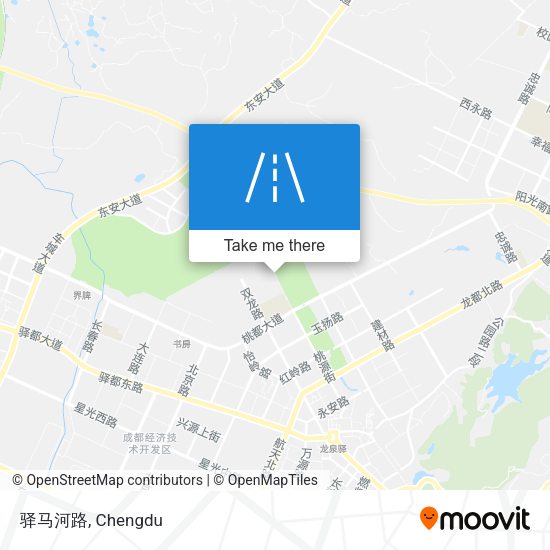 驿马河路 map