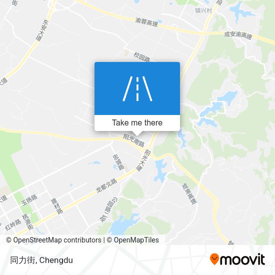 同力街 map