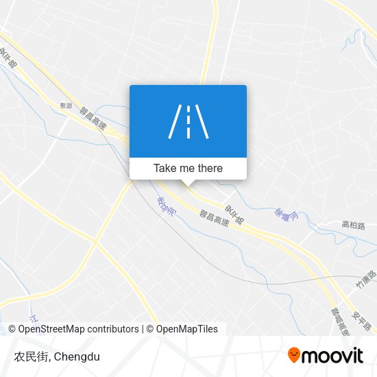 农民街 map