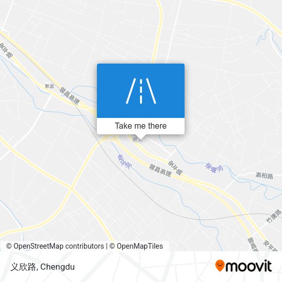 义欣路 map