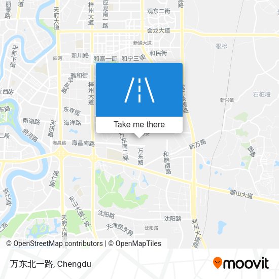 万东北一路 map