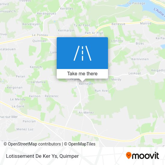 Lotissement De Ker Ys map