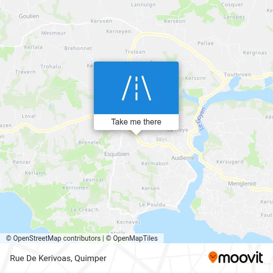 Rue De Kerivoas map