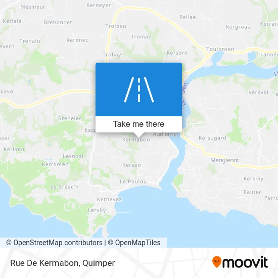 Rue De Kermabon map