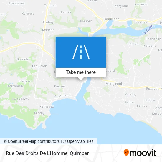 Rue Des Droits De L'Homme map