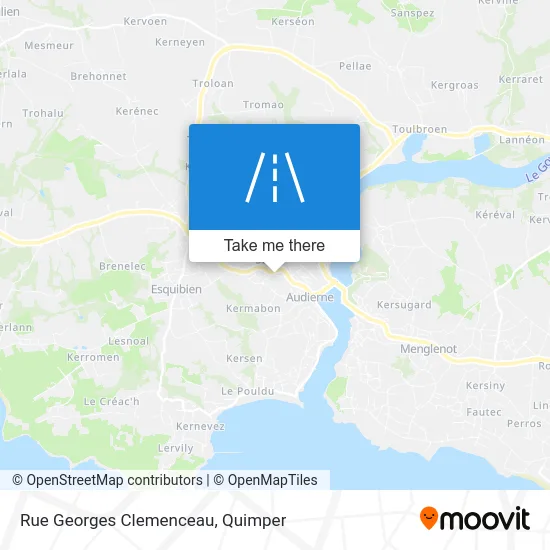 Rue Georges Clemenceau map