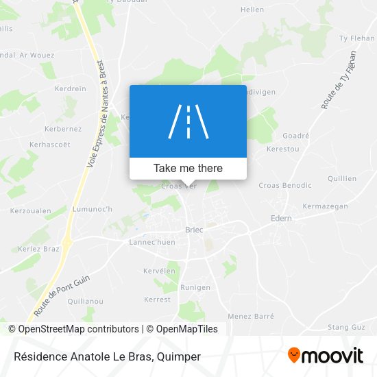 Résidence Anatole Le Bras map