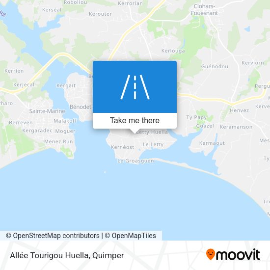 Allée Tourigou Huella map