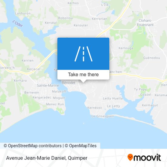 Avenue Jean-Marie Daniel map