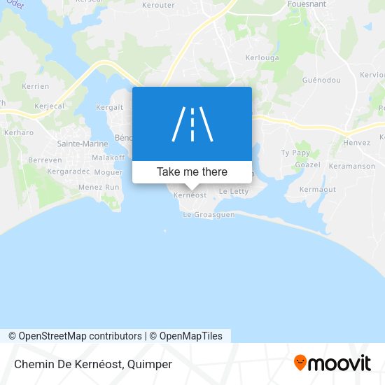 Chemin De Kernéost map