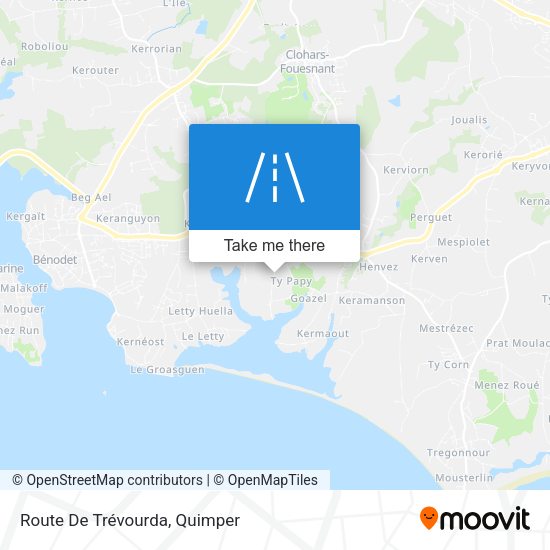 Route De Trévourda map