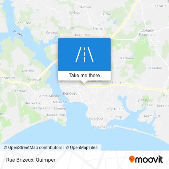 Rue Brizeux map
